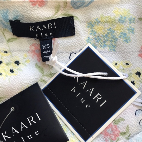 KAARI BLUE - Floral Romper Dress, XS,  NWT $100 - Picture 7 of 7